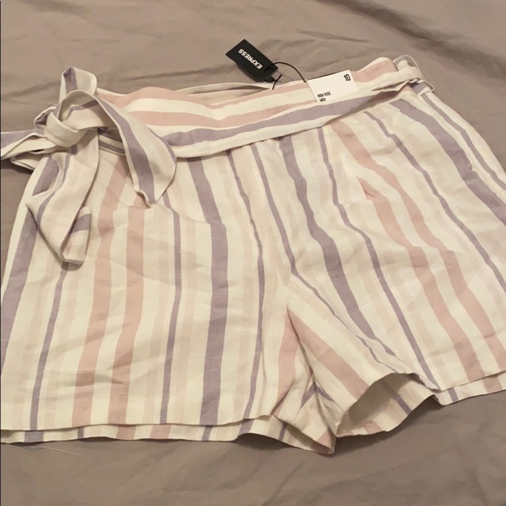 Express high rise shorts